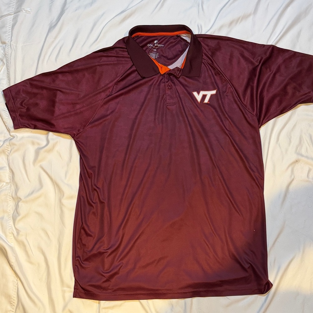 Virginia Tech Maroon Colosseum Polo Shirt